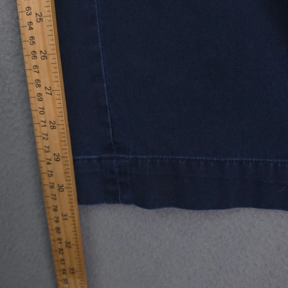 Polo Ralph Lauren Chino Pant Classic Fit Navy Blue 35x32 Cotton Twill Flat Front